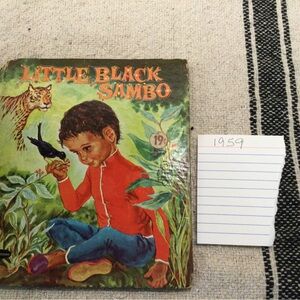 1959 Little Black Sambo tell-a-tale book